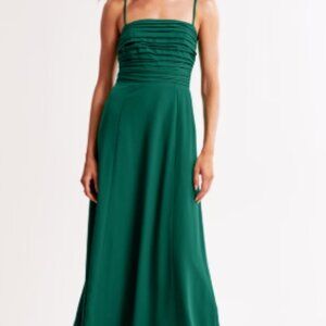 Abercrombie & Fitch Emerson Linen Midi Dress